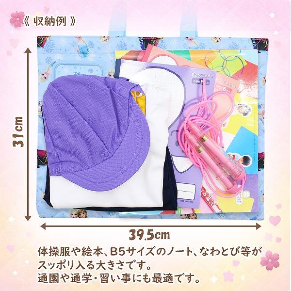 アナ と 雪の女王 お姫様 キルティング レッスン バッグ 入園 入学 新学期 登園 通学 お稽古 かばん 絵本袋 小学生 幼稚園 学童　メール便送料無料 |  | 03