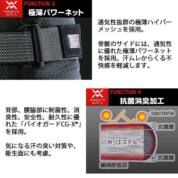 マジコスポルト magico sport 骨盤 サポーター コア ベルト 体幹 矯正 バランス 日本製 中山式 メンズ レディース　送料無料 |  | 03