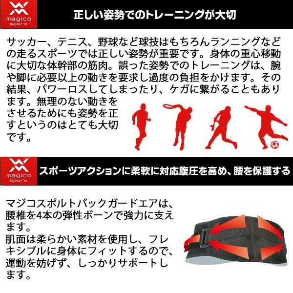 マジコスポルト magico sport バックガード エア 腰 サポーター スポーツ用  腰痛 コルセット 日本製 中山式 メンズ レディース　送料無料 |  | 01