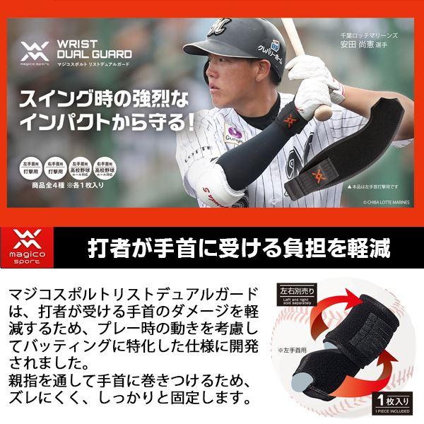 マジコスポルト magico sport リストデュアル ガード サポーター 手首 固定 ラップ 日本製 中山式 メンズ レディース　メール便送料無料 |  | 01