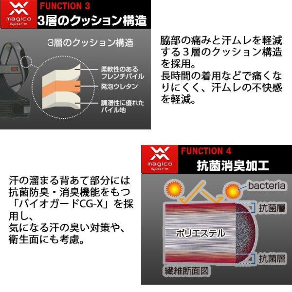 マジコスポルト magico sport 姿勢　サポーター コア 背中 体幹 矯正 バランス 日本製 中山式  猫背 メンズ レディース　送料無料 |  | 03