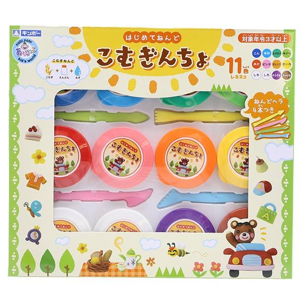 小麦 ねんど 11色 こむぎんちょ 粘土 知育 玩具 ままごと 遊び 子供 幼児 安全 安心 プレゼント 入園 進学 進級　メール便送料無料 |  | 05