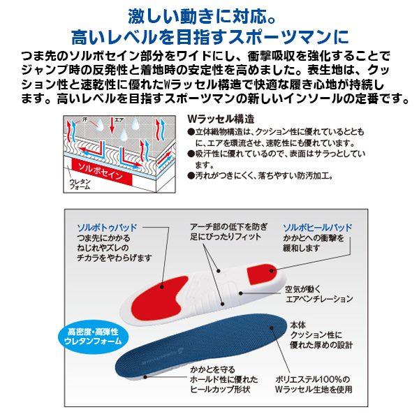 ソルボ セイン アスリート インソール 中敷き 大人 野球 サッカー バスケット テニス ラグビー スポーツ 衝撃吸収 フットケア SORBO　メール便送料無料 |  | 02