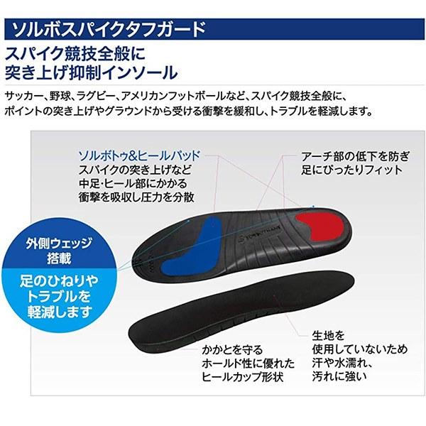 ソルボ セイン スパイク タフガード インソール 中敷き 大人 サッカー フットサル 野球 ラグビー 衝撃吸収 圧力分散 フットケア　メール便送料無料 |  | 02