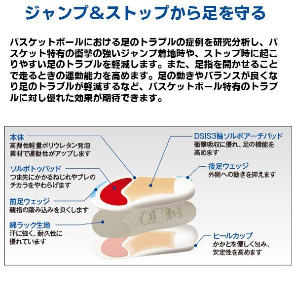 ソルボ セイン DSIS バスケット インソール 中敷き 大きいサイズ 大人 野球 ソフトボール 衝撃吸収 圧力分散 フットケア SORBO　メール便送料無料 |  | 03