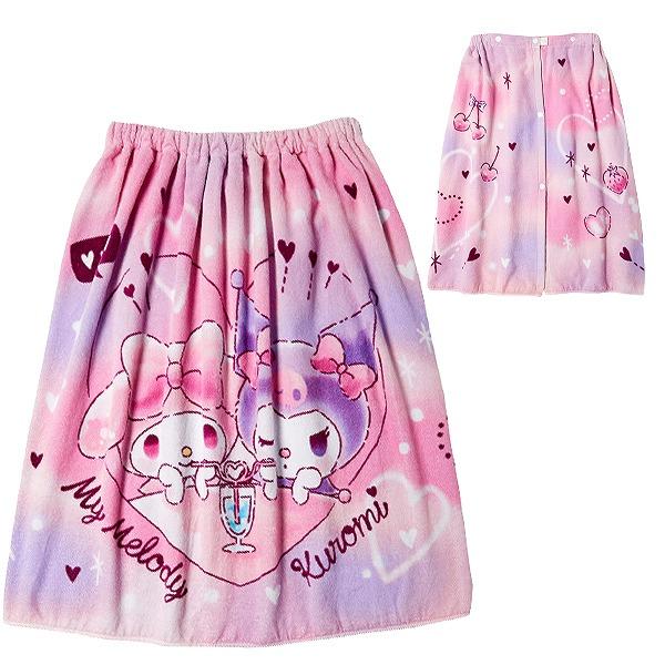 サンリオ マイメロディ マイメロ クロミ ちゃん 巻きタオル 60cm
