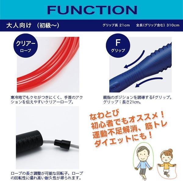 asics アシックス クリアー トビナワ 91-130 縄跳び ナワトビ なわとび 運動不足解消 大人 宅トレ　 追跡 メール便送料無料 |  | 01