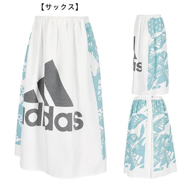 adidas アディダス 巻き タオル 60cm ラップ バス スナップボタン