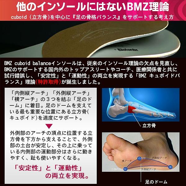 BMZ ビーエムゼット インソール ストライカー フィット サッカー フットサル 中敷き  スパイク アーチ キュボイド 立方骨 抗菌消臭　メール便送料無料 |  | 02