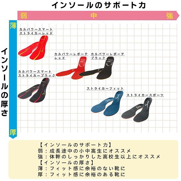 BMZ ビーエムゼット インソール ストライカー フィット サッカー フットサル 中敷き  スパイク アーチ キュボイド 立方骨 抗菌消臭　メール便送料無料 |  | 05