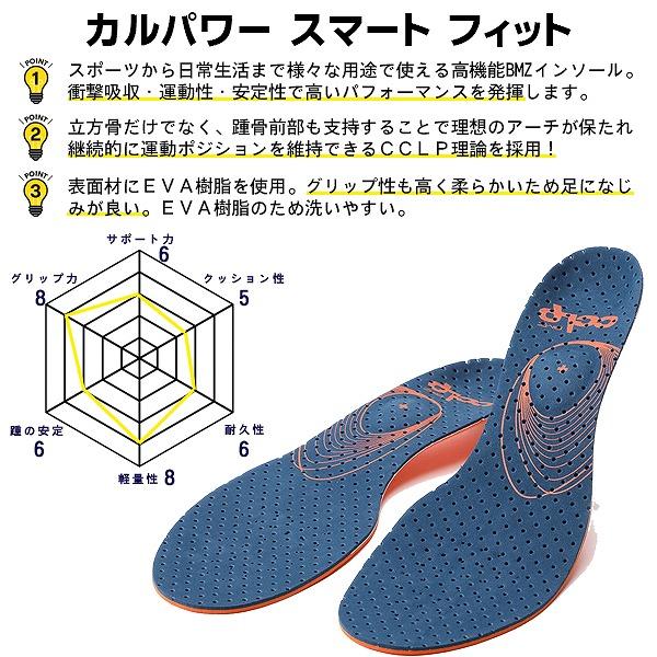 BMZ ビーエムゼット インソール カルパワー スマート フィット 中敷き アーチ キュボイド 立方骨 CCLP　メール便送料無料 |  | 01