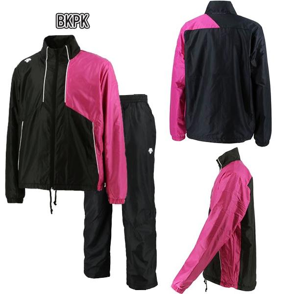 DESCENTE - デサント★ウィンドブレーカー★ジャケット＆パンツ★ブラック＆ピンク★Мサイズ DESCENTE デサント ウインド ブレーカー ジャケット パンツ 上下