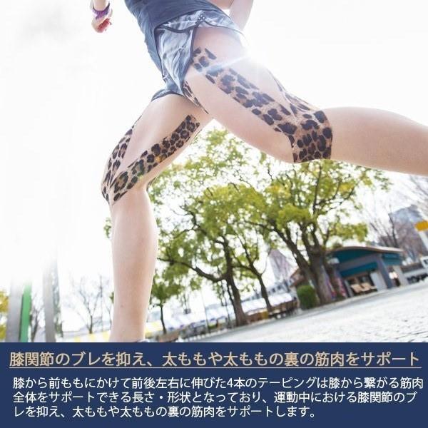 GONTEX ゴンテックス 膝貼足+2 ヒザハッタリ 膝・太腿サポートテープ 2枚 テーピング 伸縮 トレッキング トレラン マラソン 追跡 メール便送料無料|stuffin|02