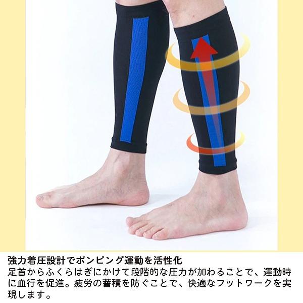 Runtage ランテージ アスリート コンプレッション PRO ふくらはぎ用 カーフ サポーター スポーツ ランニング マラソン サッカー テニス 男女兼用 |  | 02