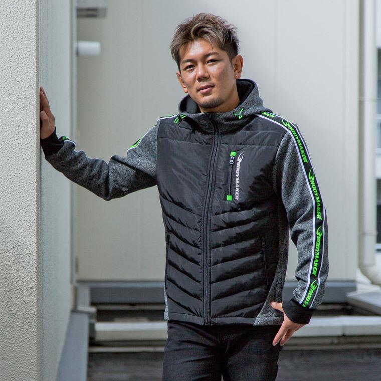 BODYMAKER ボディメーカー 　ＢＭ・ＴＥＣＨ　ＭＩＸ　パーカー１　送料無料 トレーニング フィットネスウエア 運動 ジャージ スポーツ |  | 02