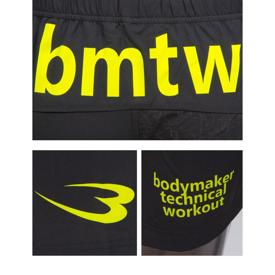 BODYMAKER ボディメーカー ｂｍｔｗ　リフレクティブハーフパンツ　 トレーニングウエア スポーツ 運動 フィットネス 追跡 メール便送料無料 | BODYMAKER | 06