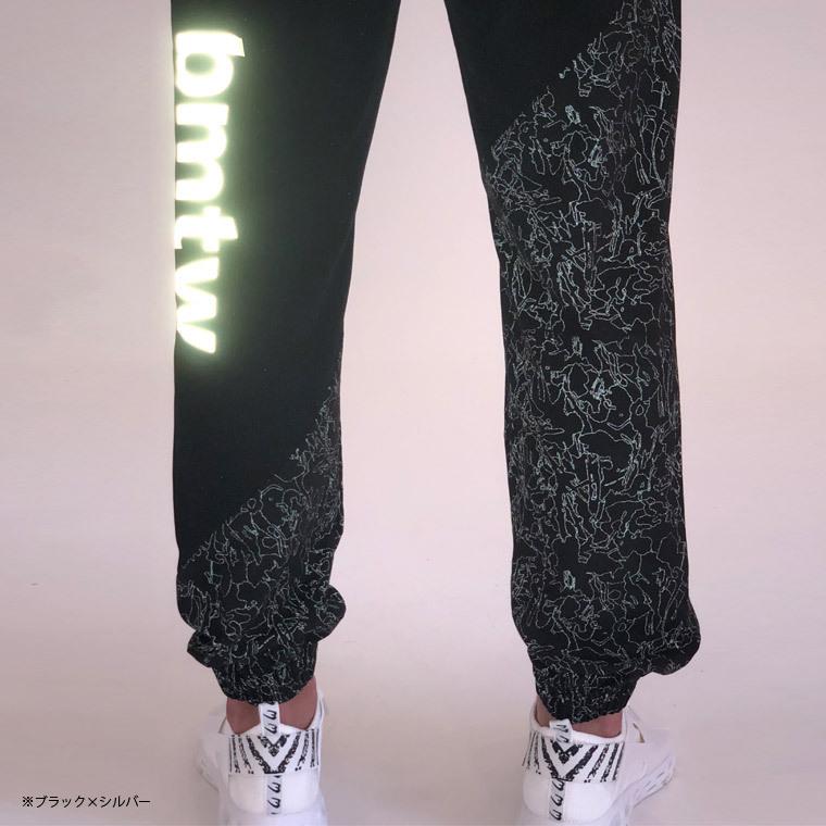 BODYMAKER ボディメーカー ｂｍｔｗ　リフレクティブロングパンツ　送料無料 トレーニング フィットネスウエア 運動 ジャージ スポーツ | BODYMAKER | 02