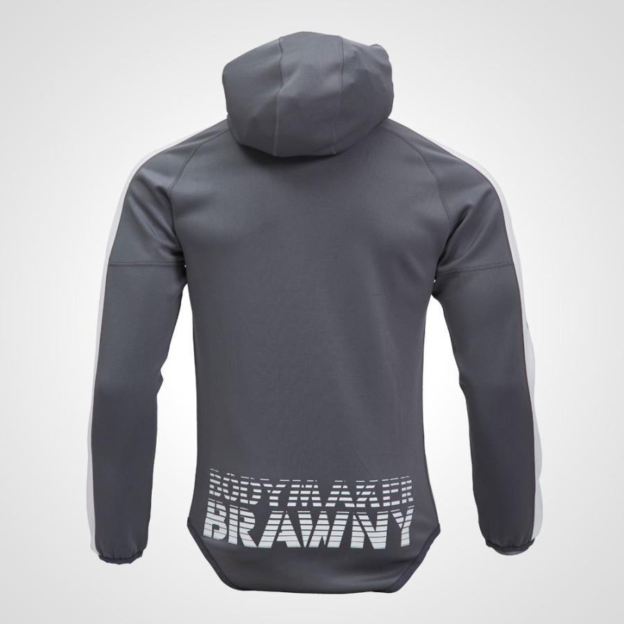 BODYMAKER ボディメーカー ＢＯＤＹＭＡＫＥＲ　ＢＲＡＷＮＹ　ウォームアップパーカー　送料無料 トレーニング フィットネスウエア 運動 ジャージ スポーツ | BODYMAKER | 16