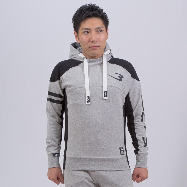 BODYMAKER ボディメーカー ｂｍｔｗ　ＢＭ・ＧＹＭウェア　フーディ１　送料無料 トレーニング フィットネスウエア 運動 ジャージ スポーツ | BODYMAKER | 03
