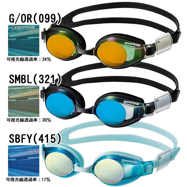 SWANS スワンズ ジュニア用 スイミングゴーグル ミラー SJ-24M 曇り止め 水中メガネ 日本製 6歳 7歳 8歳 9歳 10歳 11歳 12歳 水遊び 小学生 | SWANS | 04