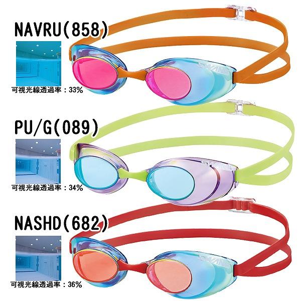 SWANS スワンズ ノンクッション ミラー トップ レーシング ゴーグル  Sniper SR-10M 競泳 スイミング 紫外線カット FINA承認　メール便送料無料 | SWANS | 07