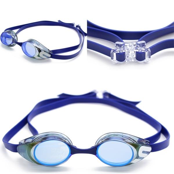 SWANS スワンズ ジュニア ノンクッション ミラー レーシング ゴーグル SR-11JM スイミング 6歳 7歳 8歳 9歳 10歳 11歳 12歳 競泳 FINA承認 日本製 | SWANS | 13