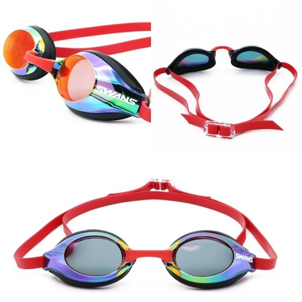 SWANS スワンズ スイミング シリコーン クッション ミラー レーシング ゴーグル AQUALIGHTNING SR-3Mre  競泳 FINA承認 日本製　メール便送料無料 | SWANS | 03