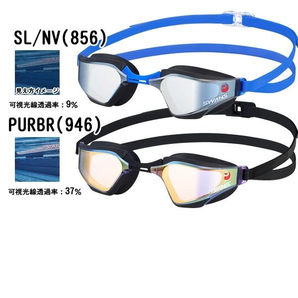 SWANS スワンズ スイミング ミラー レーシング ゴーグル MITレンズ SR