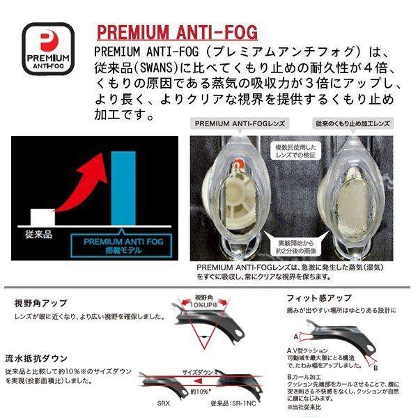 SWANS スワンズ  スイミング ミラー レーシング ゴーグル SRX-MPAF 水泳 競泳 FINA承認 日本製　メール便送料無料 | SWANS | 01