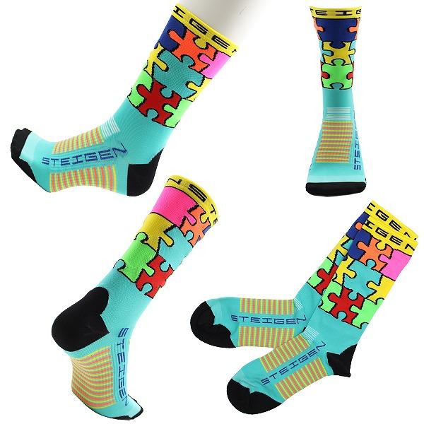 STEIGEN シュターゲン ソックス スリークウォーター 3/4 ランニング バイク アスリート 靴下 速乾 マラソン トレイル　メール便送料無料 |  | 03