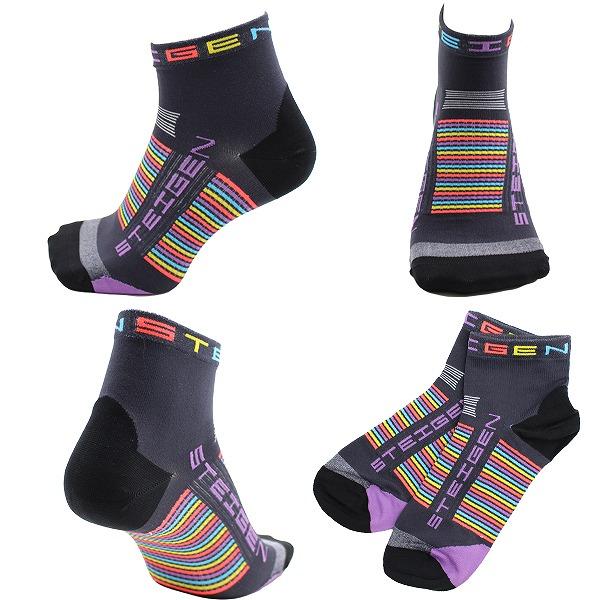 STEIGEN シュターゲン ソックス クウォーター バイク アスリート 靴下 速乾 マラソン トレイル　メール便送料無料 |  | 03