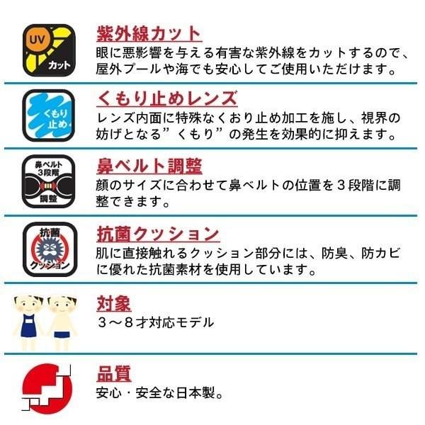 SWANS スワンズ ポケットモンスター スイミング ゴーグル Pokemon  水中メガネ 3歳 4歳 5歳 6歳 7歳 8歳 水遊び 幼稚園 低学年 日本製 メール便送料無料 | SWANS | 01