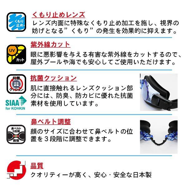 SWANS 電熱ヒート曇り止め ゴーグル SWANS スワンズ スイミング ゴーグル 大人 中学生 高校生 大学生