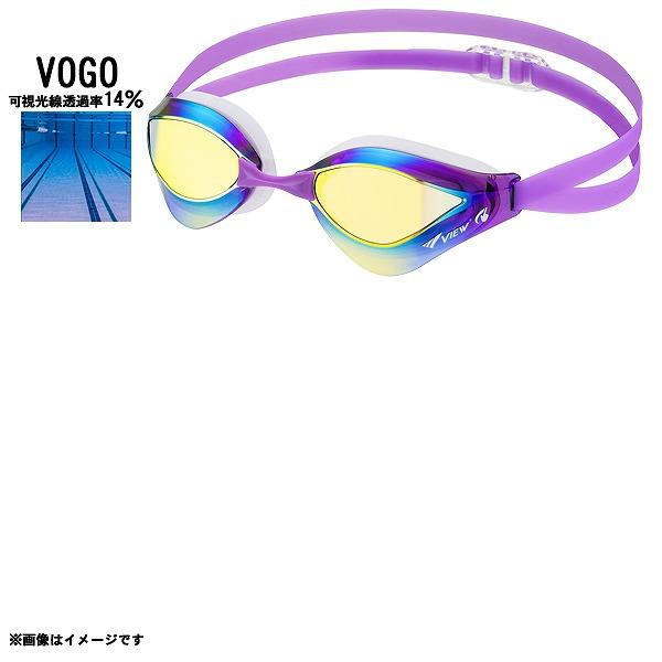 VIEW ビュー クッション付 ミラー レーシング ゴーグル 水中メガネ 競泳 曇り止め 紫外線カット FINA承認  Blade ORCA V230SAMC タバタ TABATA メール便送料無料 | Tabata | 06