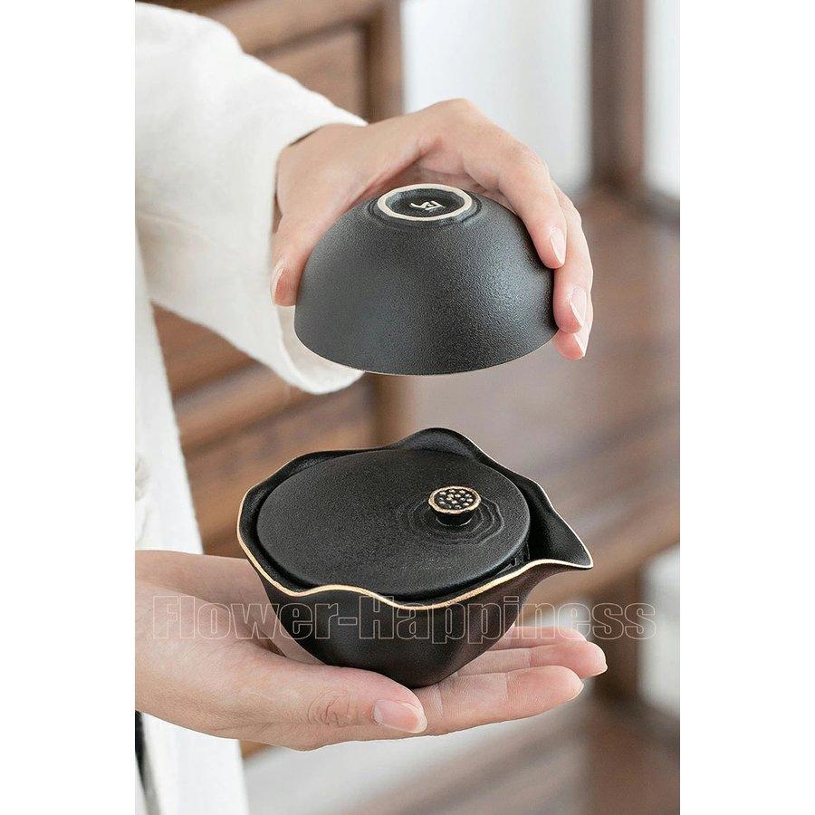 旅行ポータブル白磁カンフーティーセット、家庭用お茶セット。 Amazon.co.jp: JIKANNOYA 中国茶器セット 茶器 茶具 磁器 急須 湯呑み