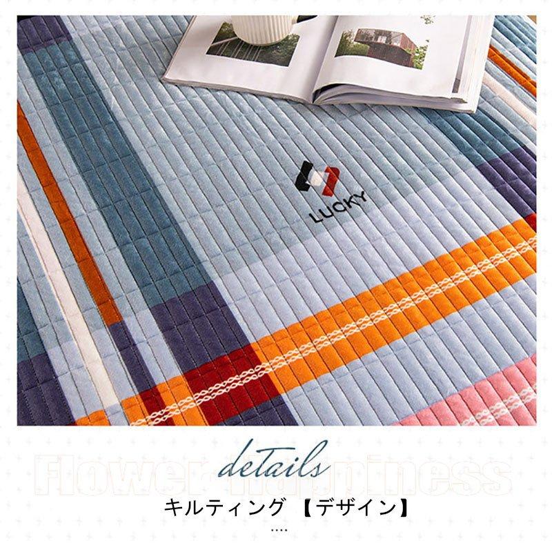 ベッドカバー キルティングベッドスプレッド マルチ カバー キルト