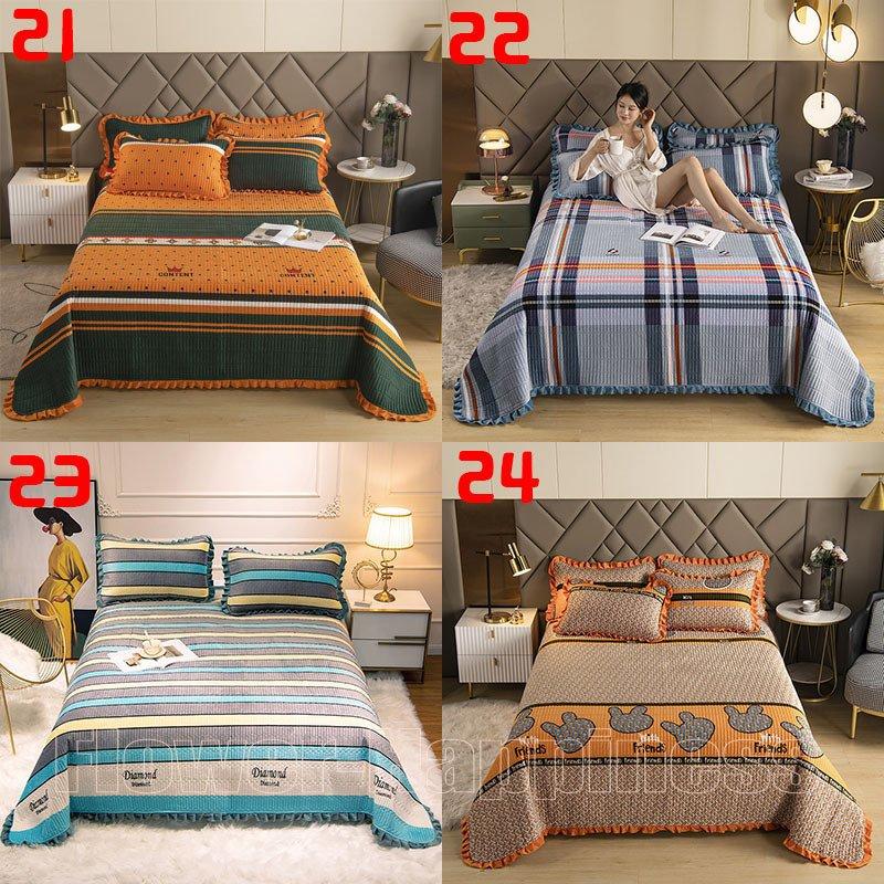 ベッドカバー キルティングベッドスプレッド マルチ カバー キルト