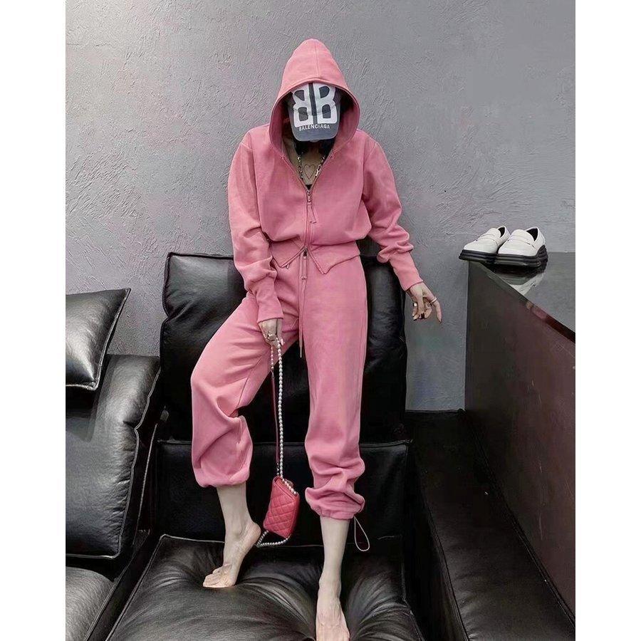 レディースファッション 4色 セットアップ スウェット ジャージ パンツ