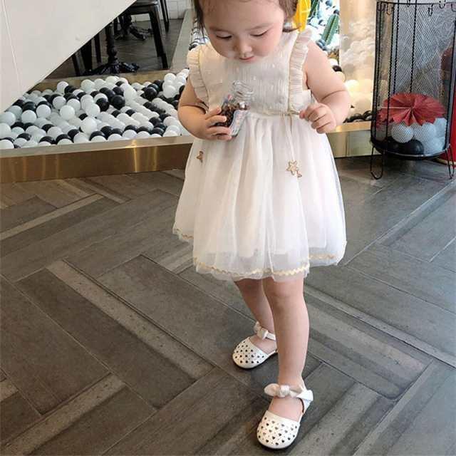 DOLCE&GABBNA キッズ　レースワンピース　1歳半 2歳 子供 レースワンピース 子供ドレス 女の子 子供服 ドレス ノースリーブ