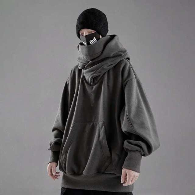 プルオーバーパーカー ビッグシルエット 忍者 仮装 ハロウィン