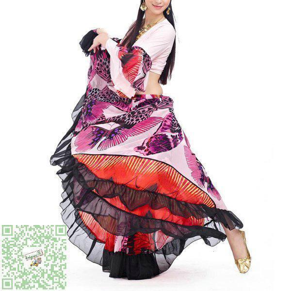 ベリーダンス25ヤードの部族のジプシーの特売スカートのハロウィーンの