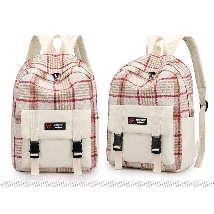 リュックサック 女レディース ガールズ チェック柄 ズックカバン 大容量 鞄 バッグ 学院風 高校生 大学生 通学 通勤 旅行 誕生日プレゼント 可愛い レジャー |  | 11