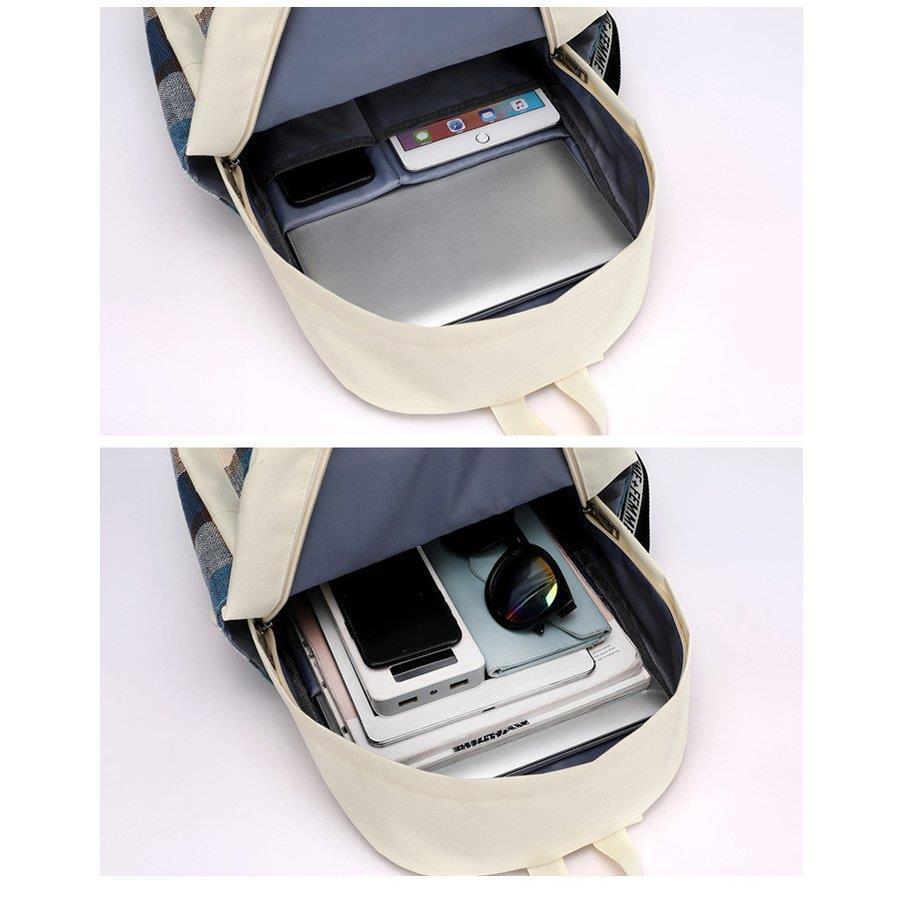 リュックサック 女レディース ガールズ チェック柄 ズックカバン 大容量 鞄 バッグ 学院風 高校生 大学生 通学 通勤 旅行 誕生日プレゼント 可愛い レジャー |  | 12