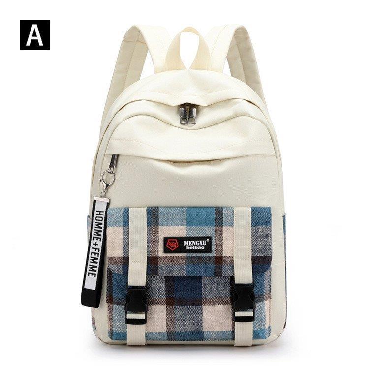 リュックサック 女レディース ガールズ チェック柄 ズックカバン 大容量 鞄 バッグ 学院風 高校生 大学生 通学 通勤 旅行 誕生日プレゼント 可愛い レジャー |  | 15