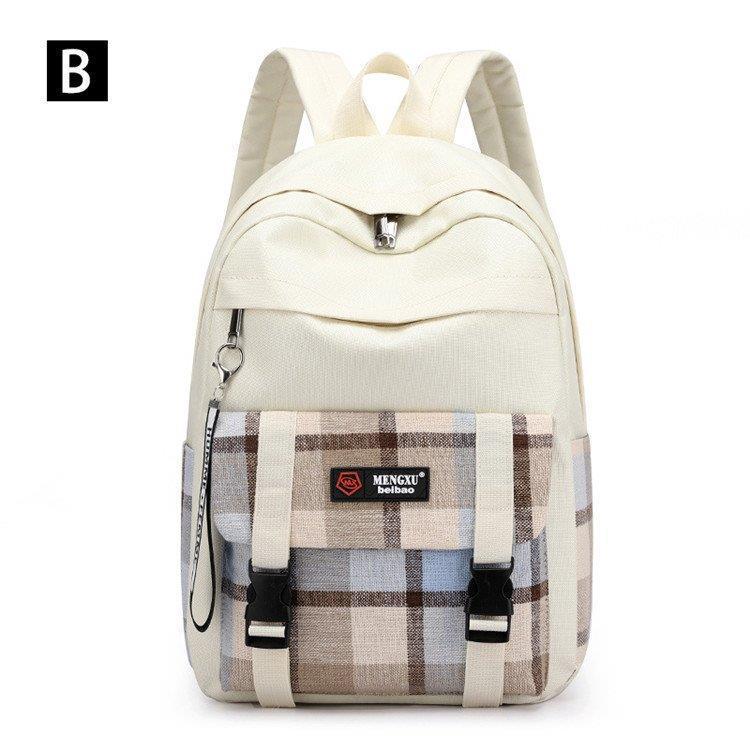 リュックサック 女レディース ガールズ チェック柄 ズックカバン 大容量 鞄 バッグ 学院風 高校生 大学生 通学 通勤 旅行 誕生日プレゼント 可愛い レジャー |  | 16