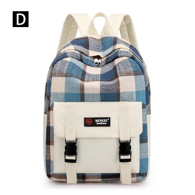 リュックサック 女レディース ガールズ チェック柄 ズックカバン 大容量 鞄 バッグ 学院風 高校生 大学生 通学 通勤 旅行 誕生日プレゼント 可愛い レジャー |  | 18
