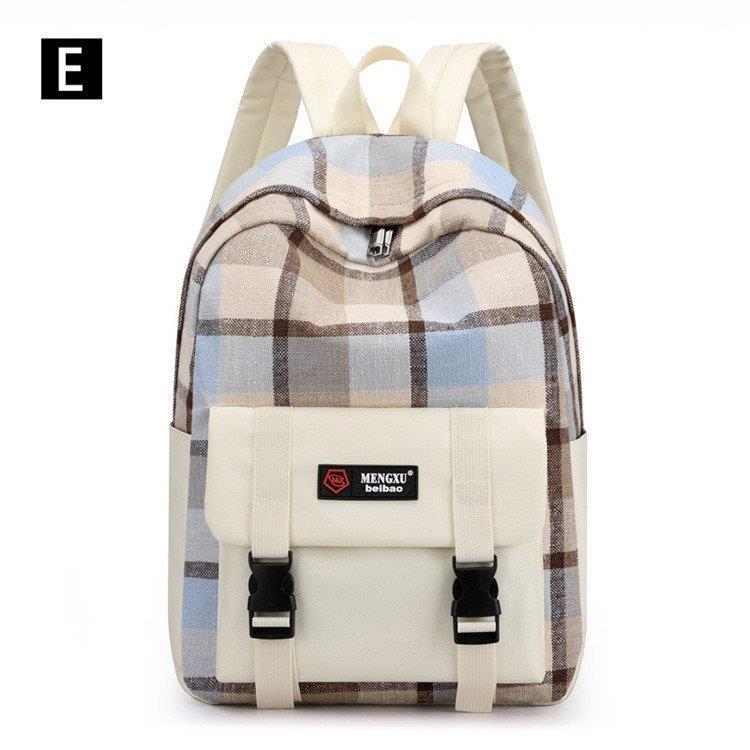 リュックサック 女レディース ガールズ チェック柄 ズックカバン 大容量 鞄 バッグ 学院風 高校生 大学生 通学 通勤 旅行 誕生日プレゼント 可愛い レジャー |  | 19