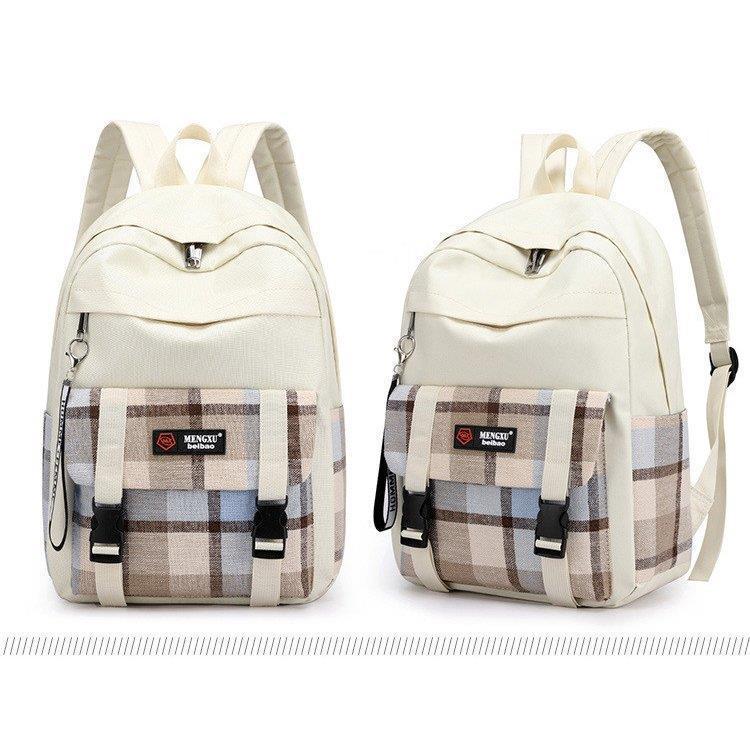 リュックサック 女レディース ガールズ チェック柄 ズックカバン 大容量 鞄 バッグ 学院風 高校生 大学生 通学 通勤 旅行 誕生日プレゼント 可愛い レジャー |  | 07