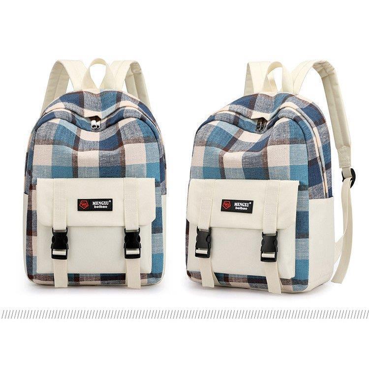 リュックサック 女レディース ガールズ チェック柄 ズックカバン 大容量 鞄 バッグ 学院風 高校生 大学生 通学 通勤 旅行 誕生日プレゼント 可愛い レジャー |  | 09