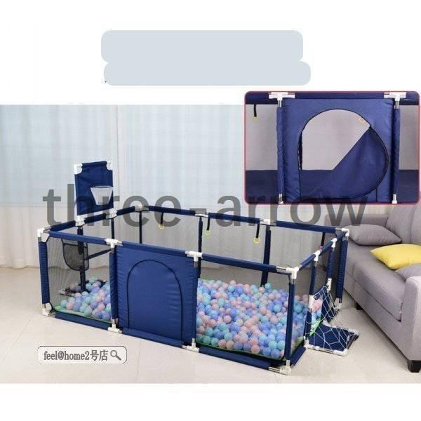 ベビーサークルサークルメッシュ洗える屋内子供ソフトベビーサークルおしゃれ玩具収納遊び場赤ちゃん男の子女の子クリスマスプレゼ_10